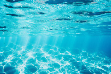 Obraz premium blue water background