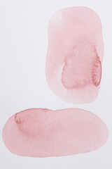 Abstract translucent red magenta watercolor texture background. Creative pattern design for print invitation card, postcard. Drawing poster, colorful wallpaper.