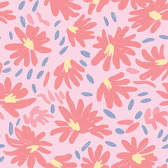 Fototapeta na wymiar vintage flower pattern , seamless pattern, seamless floral pattern, seamless pattern flowers, flower pattern
