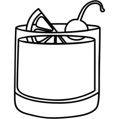 Whiskey Sour Illustration