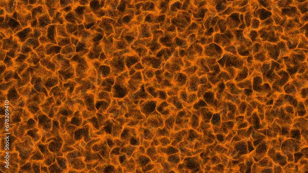 Poster flow wave particles. computer generated 3d render