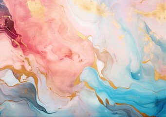 Fototapeta premium marble ink abstract art. High resolution photograph from exemplary original painting