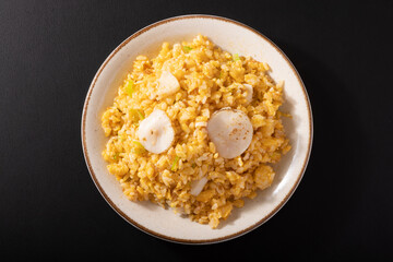 ホタテ　チャーハン