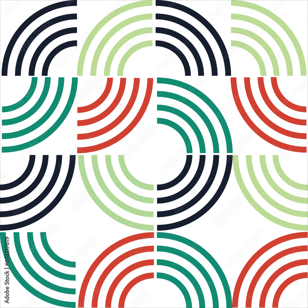 Poster modern geometric abstract pattern. design for fashion prints and backgrounds. ready to use for cloth