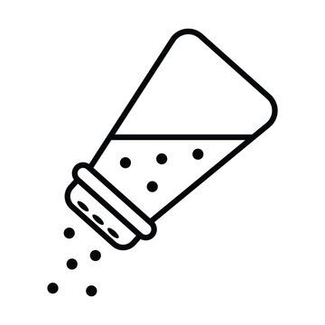 recommend clip art: Salt and pepper shaker icon vector on trendy design