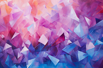 Fototapeta premium abstract background with triangles