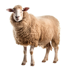 sheep isolated on a transparent background