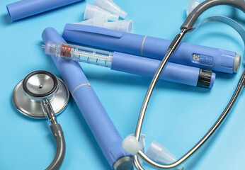 Ozempic Insulin injection pen or insulin cartridge pen for diabetics.