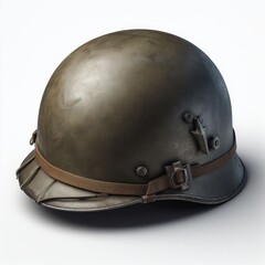 military helmet isolated on white
