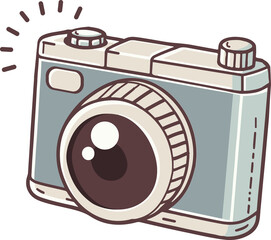 Camera Flat Design vector icon
