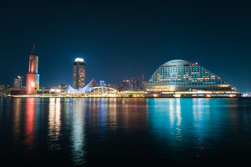 Naklejka premium 兵庫県神戸市 神戸港の夜景
