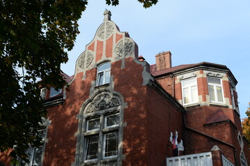 The former villa of Eduard Schmidt on Pobedy Avenue in Kaliningrad, currently kindergarten No. 27