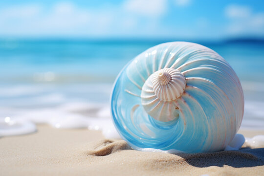 seashell on the beach