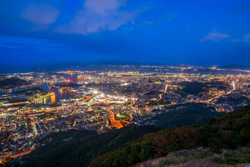 福岡県　北九州市　皿倉山からの夜景