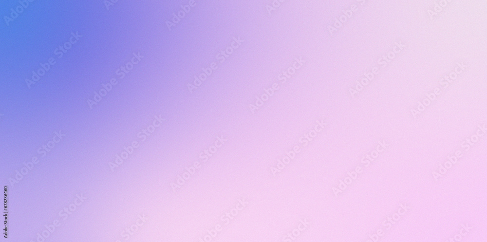 Wall mural blue and pink background gradient with soft blur grainy texture