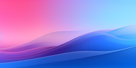 Colorful gradient blue purple and pink background. Abstract Wavy Art Background 