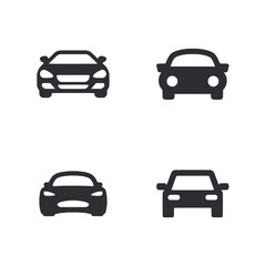 set of cars icon vector
