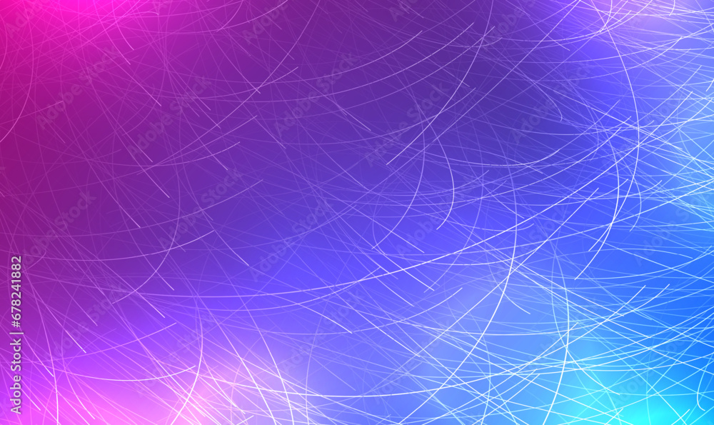 Poster abstract neon background with chaotic glowing lines. fashion concept. futuristic internet interweavi