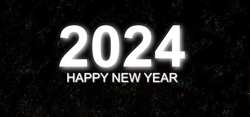 Happy new year 2024 New style amazing design