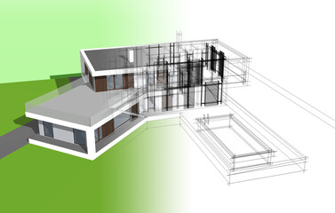 3d model house