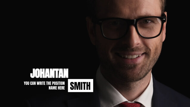 Animated Lower Third Compatible with Universal Videosin Minimal Style