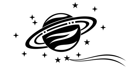 illustration of an saturn © isdiyono