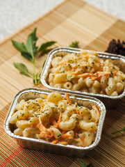 Mac And Cheese On A Table