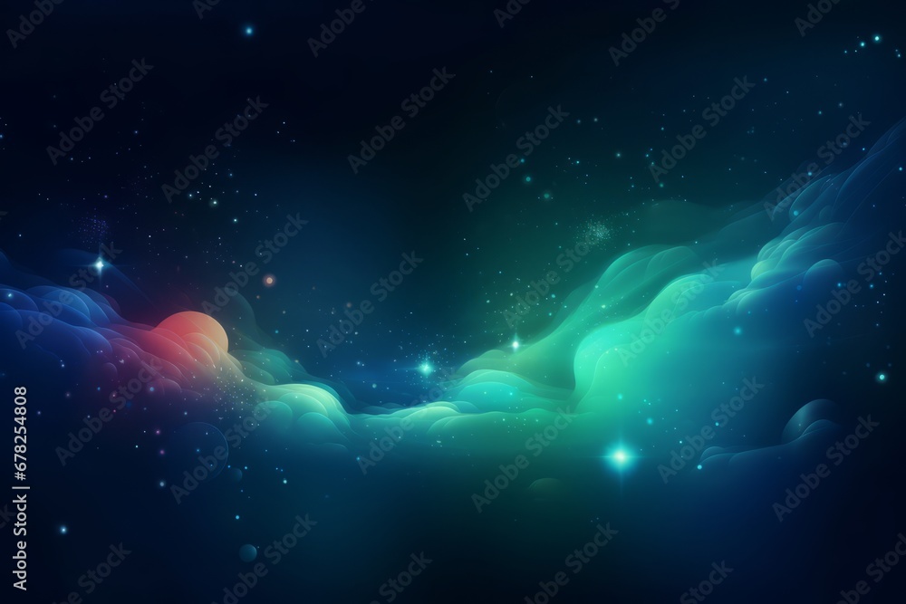 Wall mural abstract space and star background. generative ai