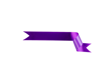 Purple Banner Ribbon Isolated Background
