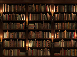 books in library