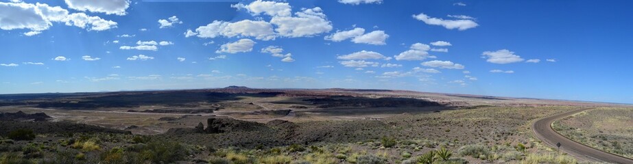 Panoramic view of Sedona meteor crater in Arizona. © Wirestock