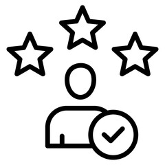 Customer Experience Icon Element For Design