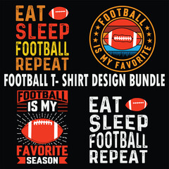 Fototapeta na wymiar football t- shirt design bundle 