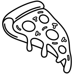 illustration of pizza