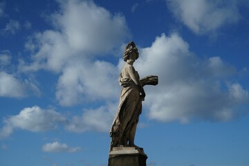 Fototapeta premium Statue of summer by Giovanni Caccini at Holy Trinity Bridge