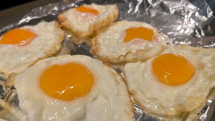 delicious fried egg 