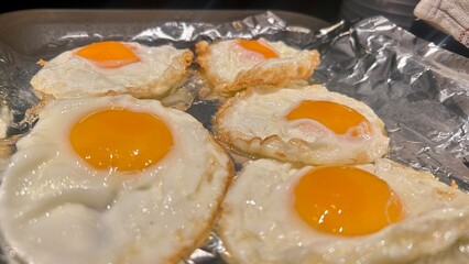 delicious fried egg 