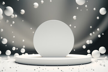 Fototapeta na wymiar crystal ball on a table 