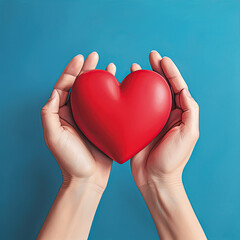 Fototapeta premium Hands Presenting Heart