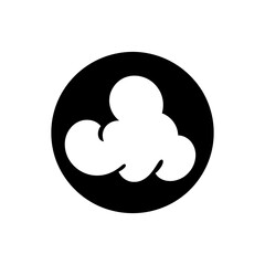 Smoke Plume Icon - Simple Vector Illustration