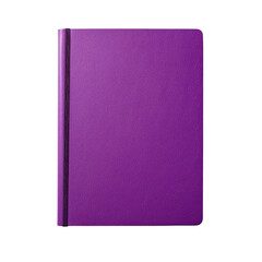 purple notebook on a transparent background.