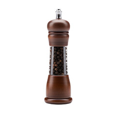pepper grinder on transparent background.