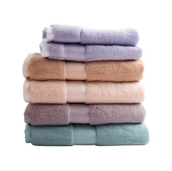 hand towels on transparent background.