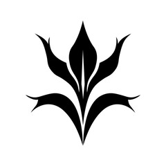 Staghorn Fern plant Icon - Simple Vector Illustration