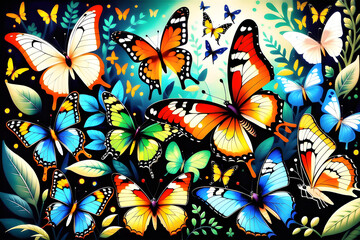 beautiful butterflies
Generative AI 
