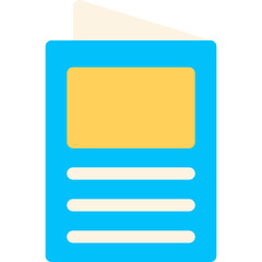 Obraz premium Brochure Icon