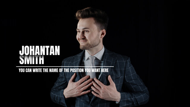 Animated Lower Third Compatible with Social Media Videos