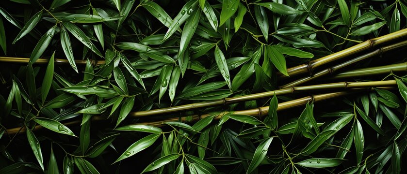 Bamboo pattern texture for background.