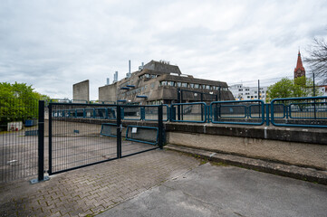 Berlin, Germany - April 25, 2023: Mausebunker - Former research facility for experimental medicine...