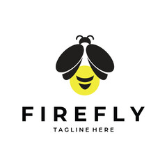 Firefly Logo Vector simple Icon Template design